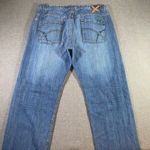 Billabong Exhaust Regular Fit Men's Blue Denim Jeans Size 38 Y2K Retro